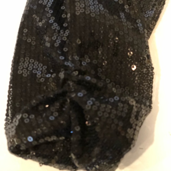 Hannah Banana Black Sequin Girls Blazer - Picture 3 of 4